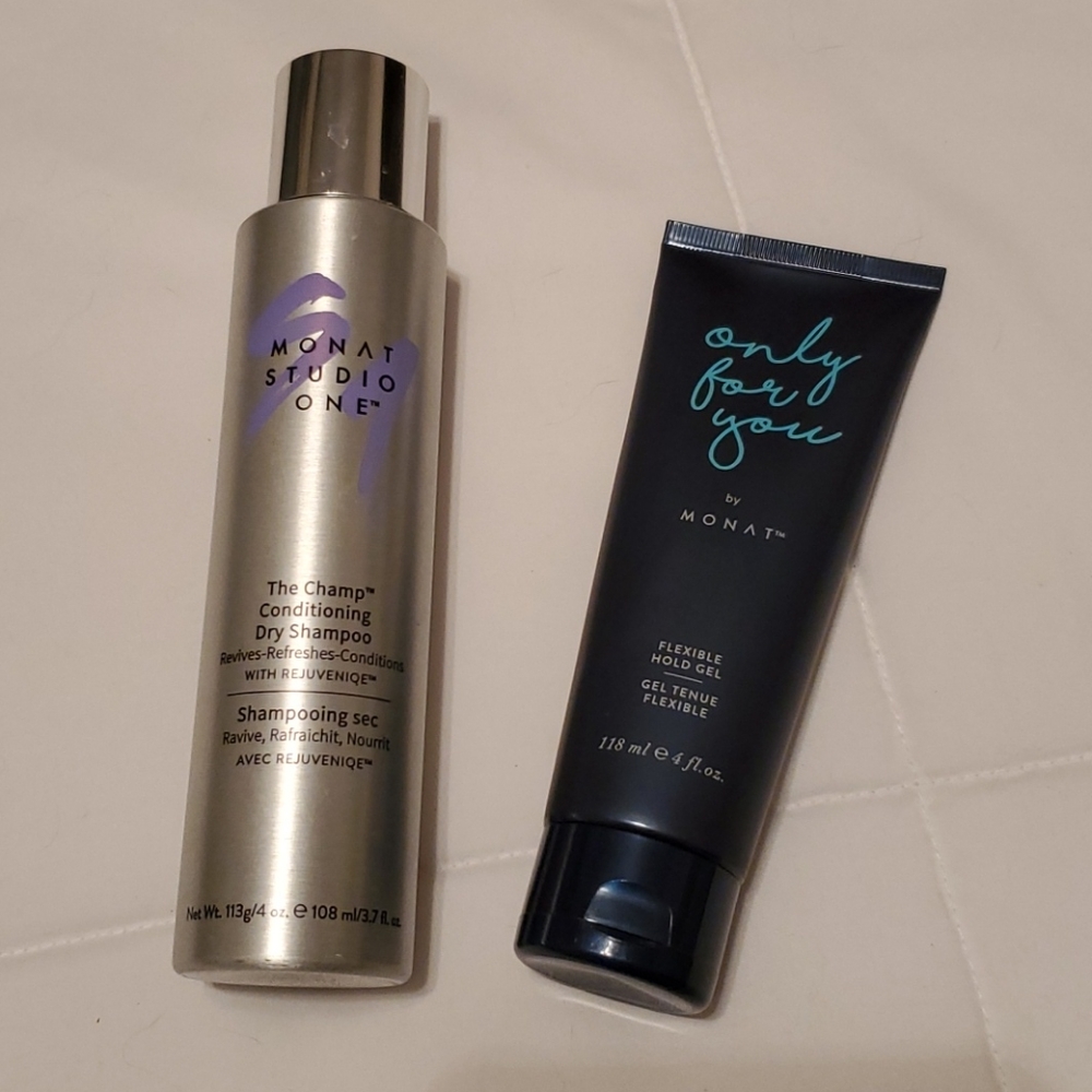 NWoT X2 Monet Flexible Hold Gel and Dry Shampoo
